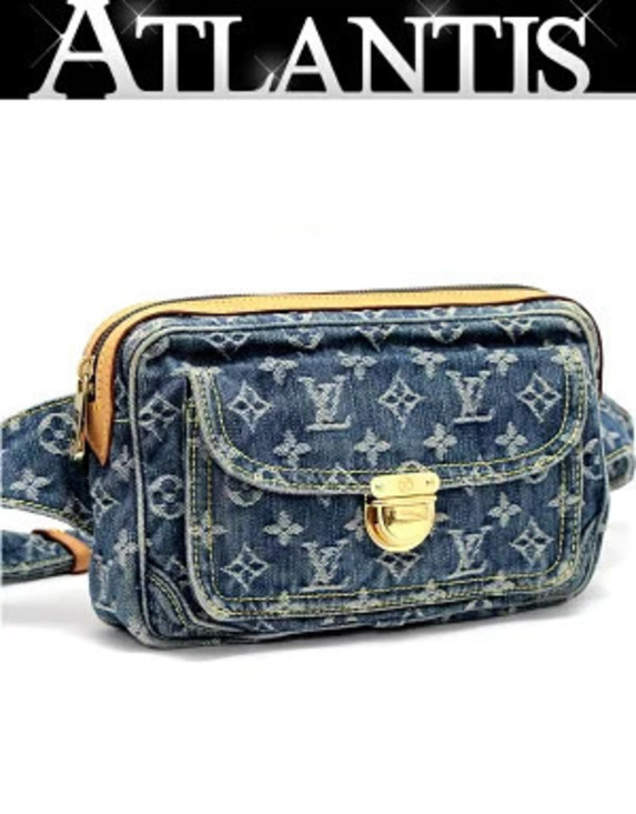 Louis Vuitton Handbags - Louis Vuitton Bum Bag Body Waist Pouch Clutch Monogram Denim